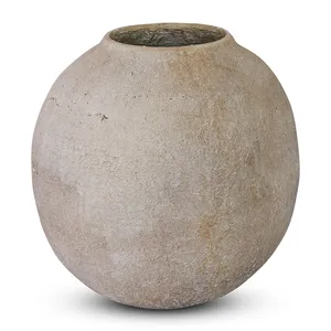 LOBERON Vase Samai, beige vieilli (41cm)