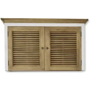 LOBERON Meuble haut Comtois, marron (60 x 110 x 66cm) pas cher