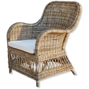 LOBERON Fauteuil Chandevion, marron (80 x 70 x 90cm)