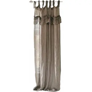 Comparateur de prix : LOBERON Voilage Tousia, marron (140 x 250cm)