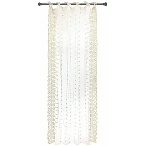 LOBERON Voilage Elaisa, crème (140 x 250cm) pas cher