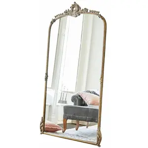LOBERON Miroir Choni, doré vieilli/transparent (5 x 104 x 189cm)