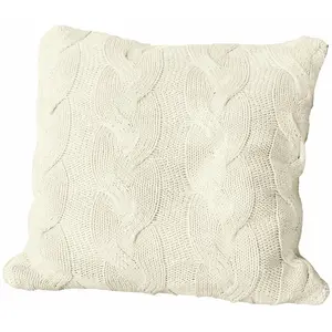 LOBERON Housse de coussin Arnhem, beige (40 x 40cm) pas cher
