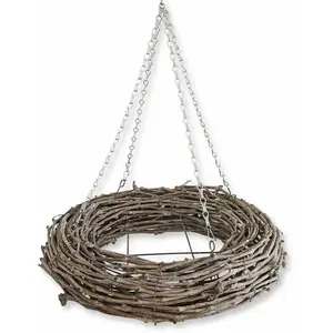 Loberon Couronne Adré, marron/argenté (12cm) pas cher