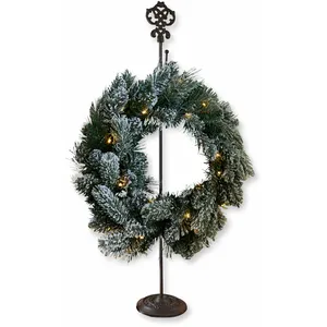LOBERON Support pour couronne Koumura, marron vieilli (76.5cm) pas cher