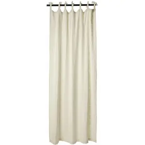 LOBERON Voilage Maddison, crème (140 x 250cm) pas cher