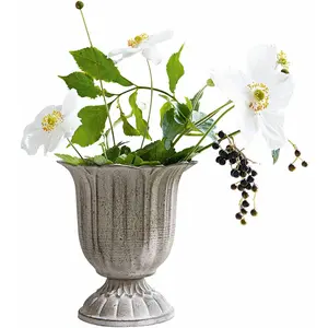 LOBERON Vase Hanson, crème vieilli (13cm) pas cher