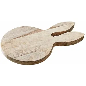 LOBERON Planche à découper Nante, marron (2 x 15 x 26cm) pas cher