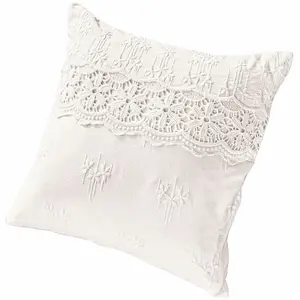 Comparateur de prix : LOBERON Housse de coussin Fianna, blanc (40 x 40cm)