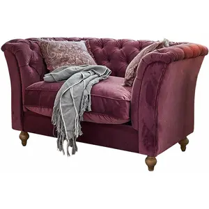 Comparateur de prix : LOBERON Canapé Clères, violet (82 x 132 x 75cm)