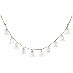 LOBERON Guirlande Bells, transparent/marron (7 x 100 x 7.5cm) pas cher