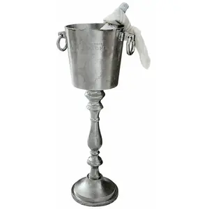 LOBERON Seau à glace Danville, argenté (66.5cm) pas cher