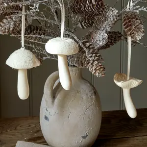 LOBERON Lot de 3 champignons décoratifs Qilexor pas cher