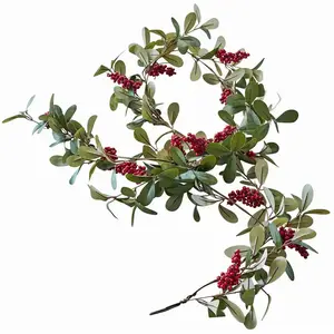 Loberon Guirlande Lenius - Vert/Rouge pas cher