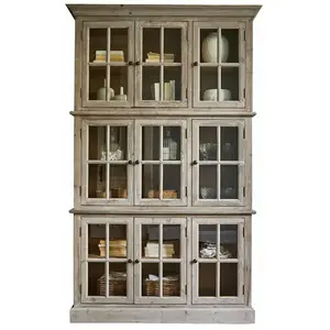 LOBERON Buffet Highfield, marron vieilli (46 x 132 x 216cm)Vendu paramazon