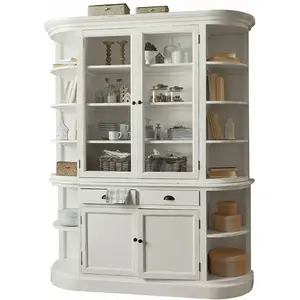 Comparateur de prix : LOBERON Armoire Louisiana, blanc vieilli (47 x 171 x 208cm)