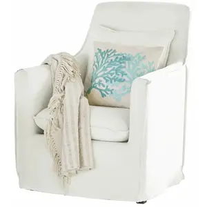 Comparateur de prix : LOBERON Fauteuil Grafton, blanc (73 x 85 x 95cm)
