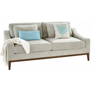 LOBERON Canapé Chavanatte, gris (100 x 183 x 70cm)Vendu paramazon