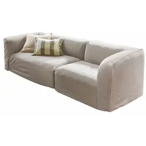 LOBERON Canapé Riervescemont, beige (65 x 300 x 91cm)Vendu paramazon