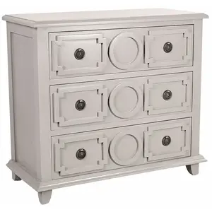 Comparateur de prix : LOBERON Commode Bethonvilliers, gris/marron (40 x 90 x 80cm)