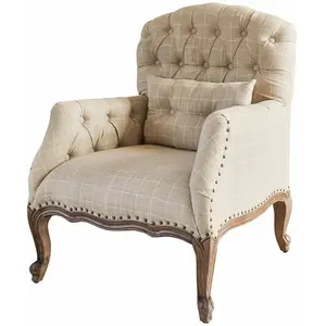 LOBERON Fauteuil Leonardsown, beige/marron (81 x 72.5 x 95.5cm)Vendu paramazon