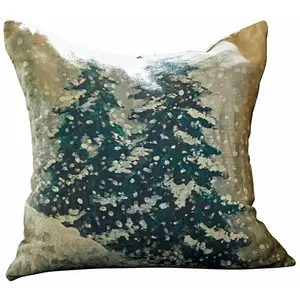 Comparateur de prix : LOBERON Housse de coussin Mierta, beige/vert (50 x 50cm)