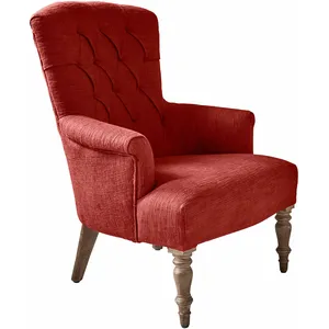 Comparateur de prix : LOBERON Fauteuil Hinsdale, rouge (79 x 73 x 93cm)