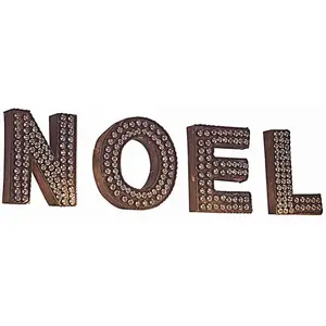 Comparateur de prix : LOBERON Lettres NOEL NOEL, marron vieilli (2 x 8 x 10cm)