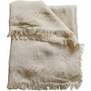 LOBERON Nappe Emilia, lin (240 x 135cm) pas cher