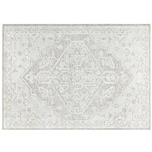 LOBERON Tapis Armidale, crème/gris (200 x 140cm) pas cher