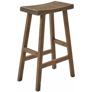 LOBERON Tabouret Nael, marron (29.5 x 45 x 74cm)Vendu parloberon