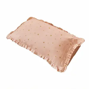 Comparateur de prix : LOBERON Housse de coussin Vianne, rose/doré (1 x 60 x 40cm)