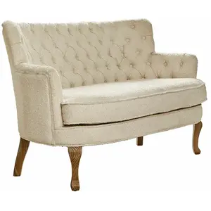 LOBERON Canapé Calgary, beige (71 x 127 x 79cm) pas cher