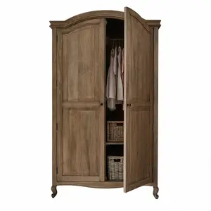Comparateur de prix : LOBERON Armoire Éveilou, marron (65 x 119.5 x 202.5cm)