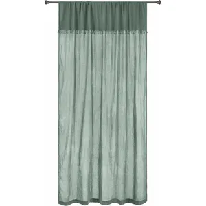 LOBERON Rideau Dovinel, vert (120 x 250cm) pas cher