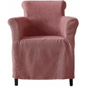 LOBERON Chaise Chantellese, vieux rose (71 x 72 x 90cm)