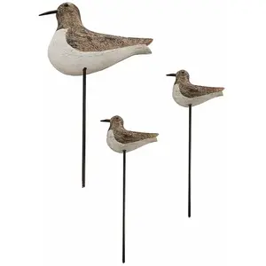 Comparateur de prix : LOBERON Lot de 3 oiseaux décoratifs Izzy, beige (2.5 x 21 x 14cm)