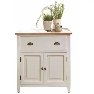Comparateur de prix : LOBERON Buffet Vauthiermont, crème/marron (60 x 80 x 86cm)