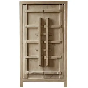 Comparateur de prix : LOBERON Armoire Trésorique, marron (48.5 x 116 x 210cm)
