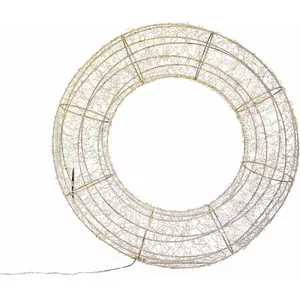 LOBERON Couronne à LED Veralisse, champagne (13cm) pas cher