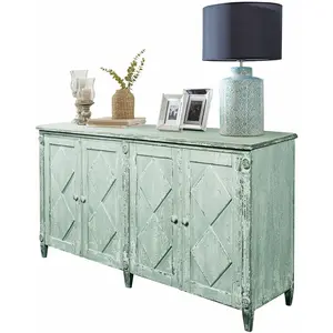 LOBERON Buffet Resplandor, vert vieilli (50 x 160 x 78cm)