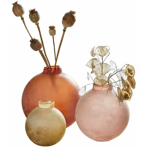LOBERON Lot de 3 vases Imbrianno, multicolore (17.5cm)