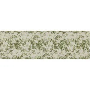 Comparateur de prix : LOBERON Chemin de table Mercier, vert/blanc (150 x 50cm)
