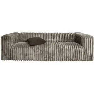 Comparateur de prix : LOBERON Canapé Roucemont, gris (99 x 254 x 68cm)