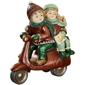 LOBERON Figurine décorative Dariell, multicolore (9.5 x 5.5 x 10.5cm) pas cher