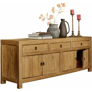 LOBERON Buffet bas Willowcrest, marron (40 x 160 x 60cm)