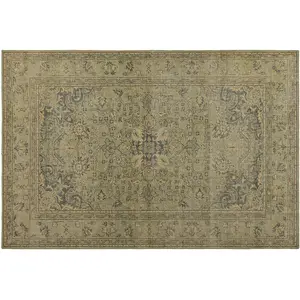LOBERON Tapis Marouan, gris/jaune/vert (240 x 170cm) pas cher
