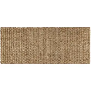 LOBERON Tapis long Daoukro, marron (250 x 80cm) pas cher