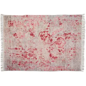 LOBERON Tapis Arica, rose/blanc (300 x 200cm) pas cher