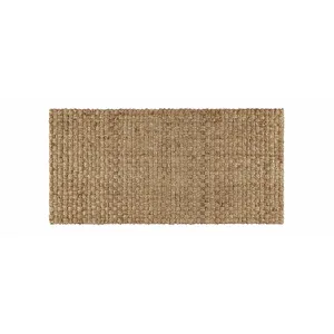 LOBERON Tapis long Daoukro, marron (180 x 70cm) pas cher